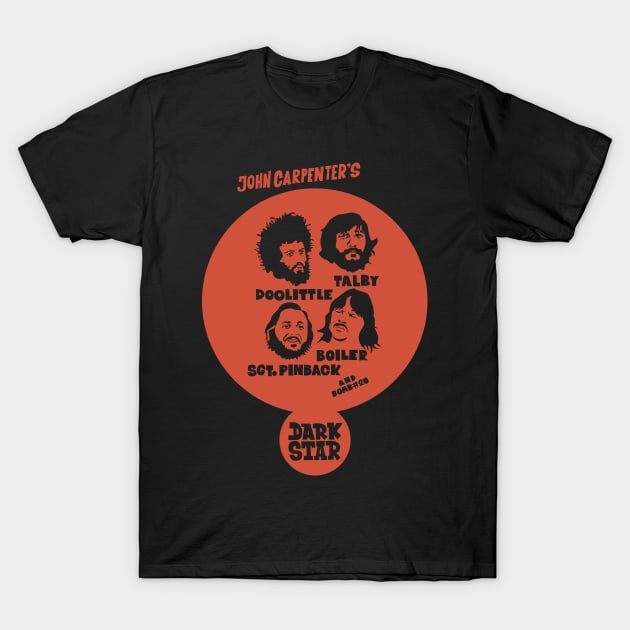 Dark Star: Embrace the Cult Classic by John Carpenter with Retro Sci-Fi Style T-Shirt by Boogosh